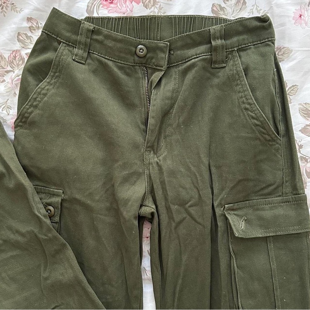 Olive Green Cargo Pants